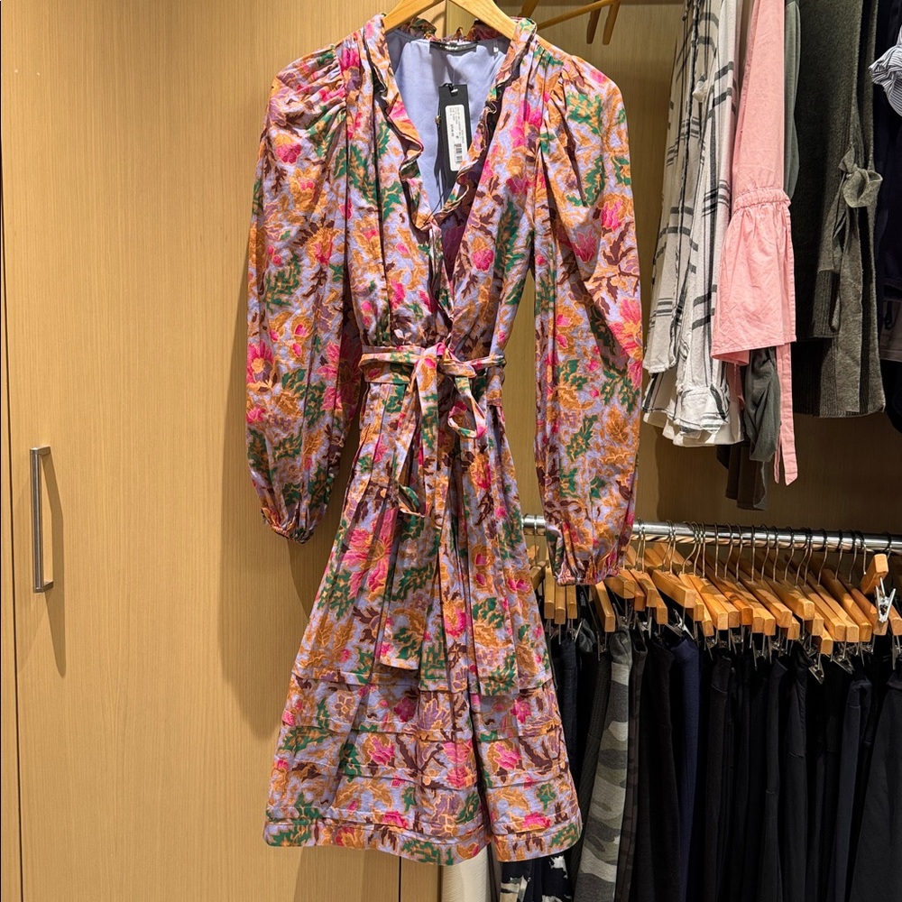 Kobi Halperin Vibrant Floral Long Sleeve Dress #vera dress
